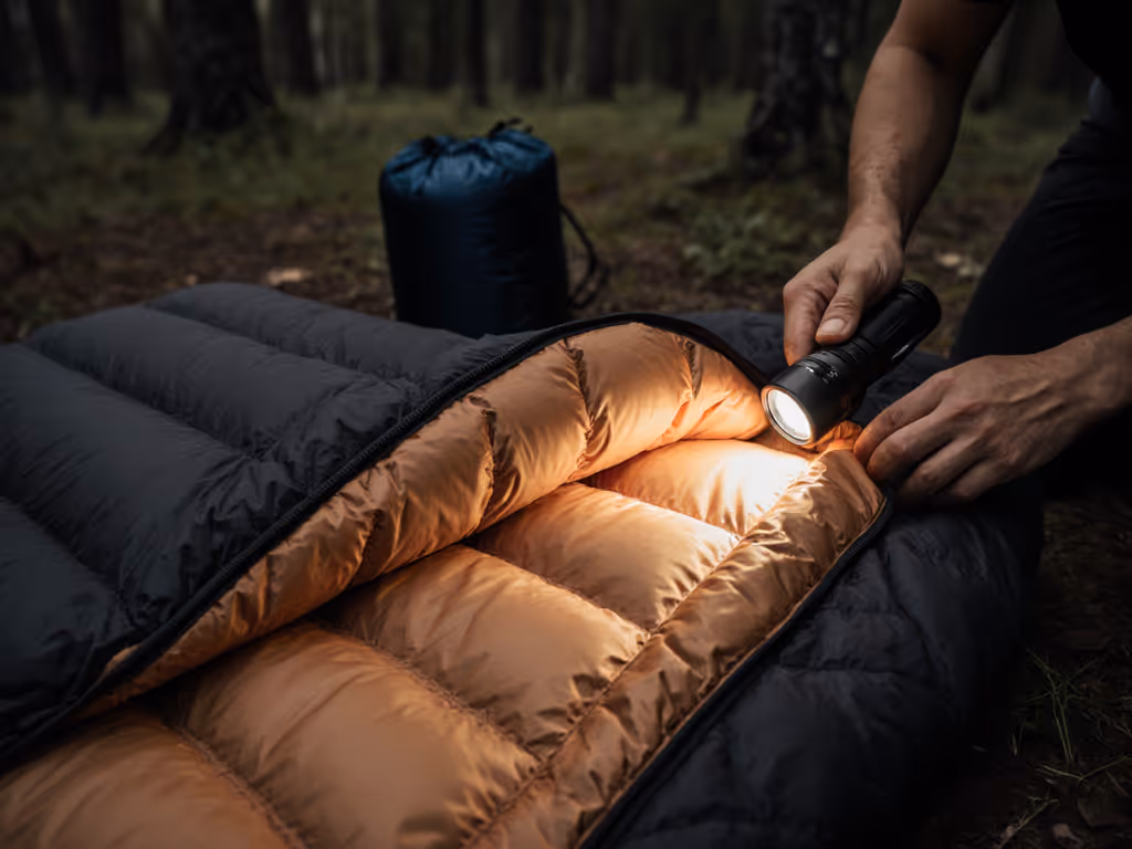 sleeping_bag_inspection_technique