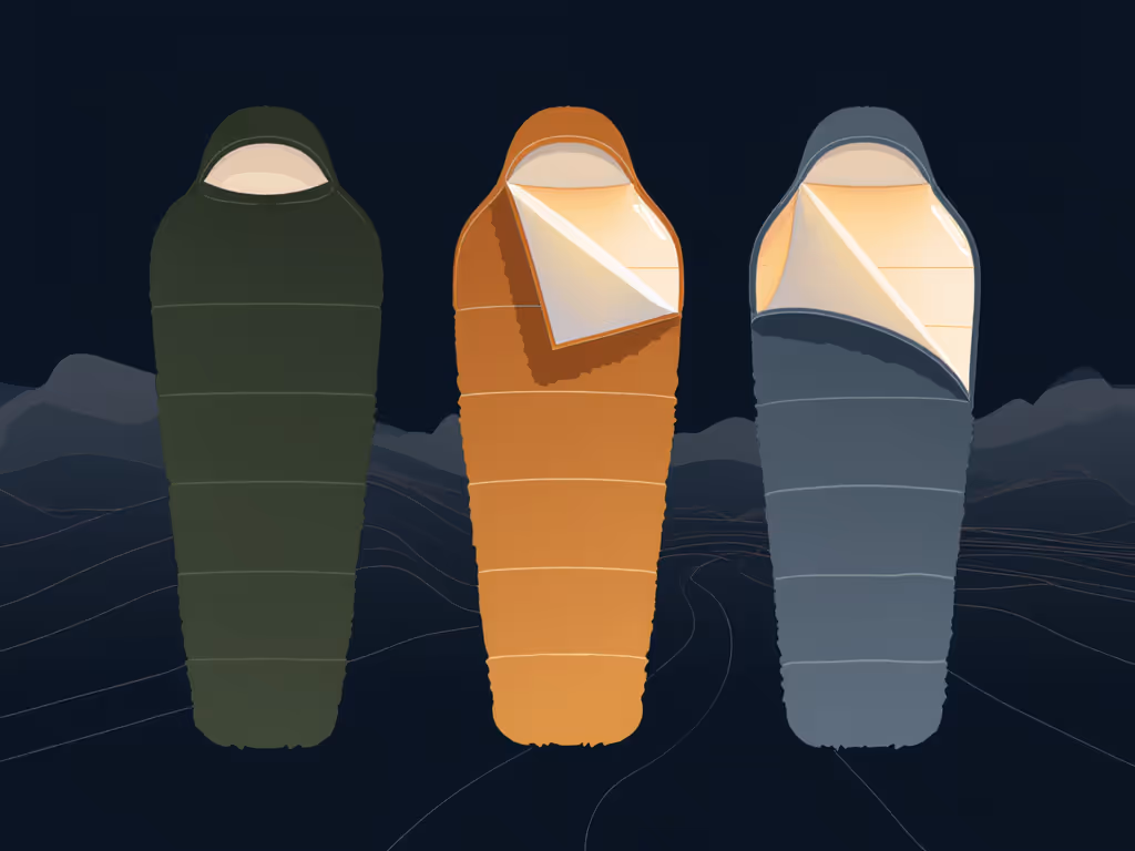 comparison_of_sleeping_bag_shapes_showing_internal_space_differences