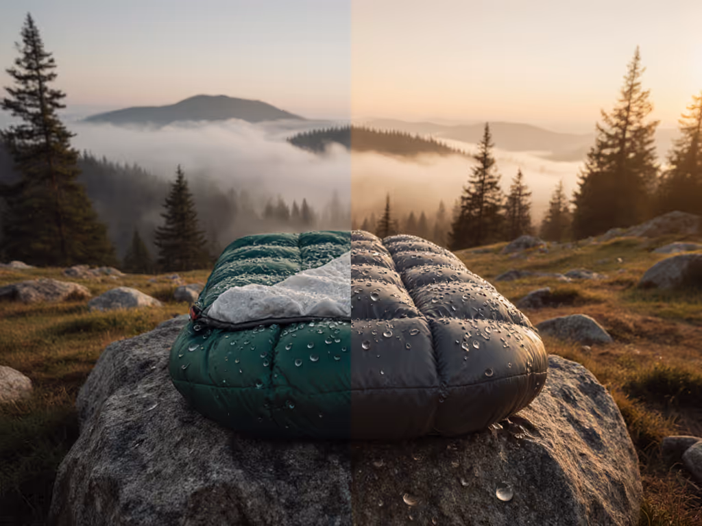 Synthetic vs Down Sleeping Bags: Hydrophobic Down Tested