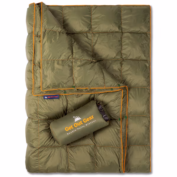 Get Out Gear Double Puffy Camping Blanket